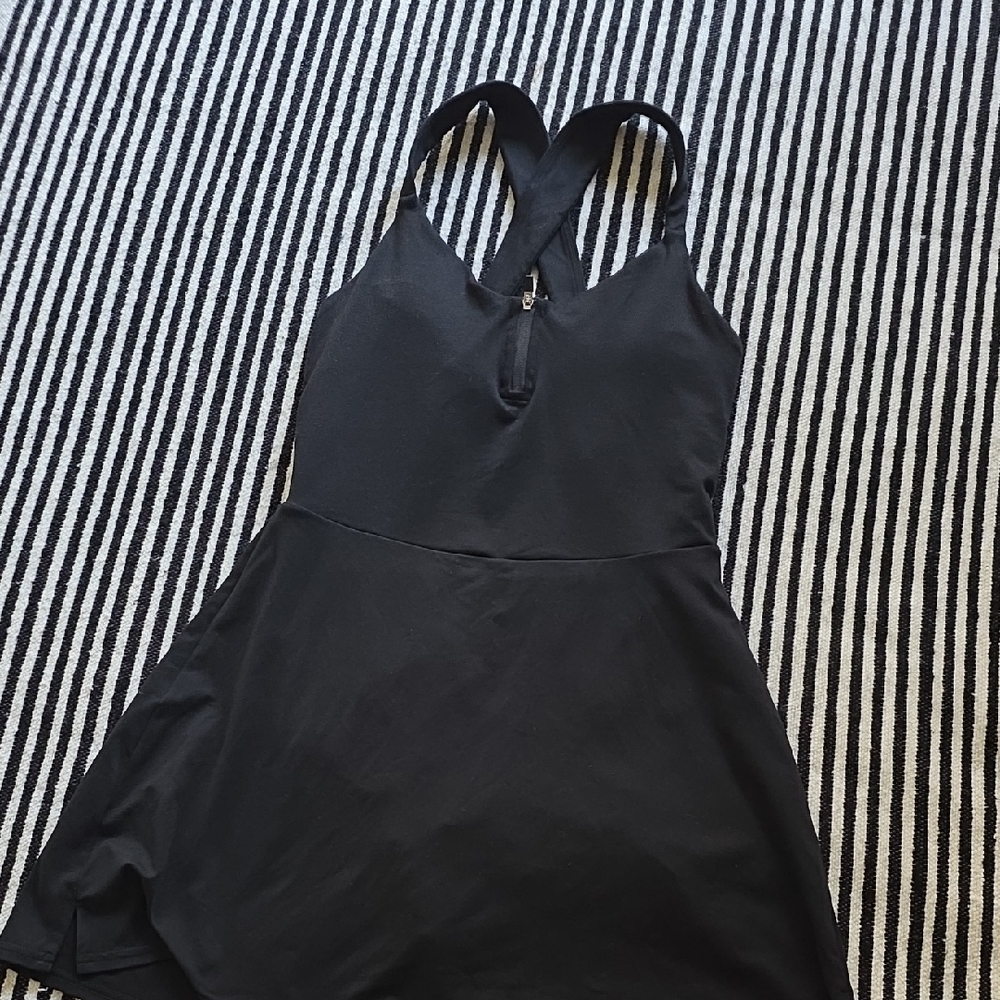 ALO Yoga Black Activewear Dress